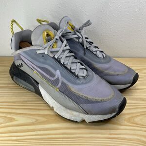 Nike Air Max 2090 Mens Shoes Size 13 Wolf Gray Yellow Black Running Athletic